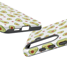 Avocado Pattern Tough Phone Case – Cute Avocado & Pit Design