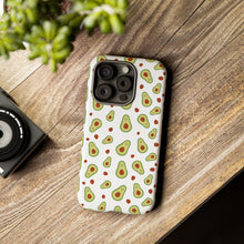 Avocado Pattern Tough Phone Case – Cute Avocado & Pit Design