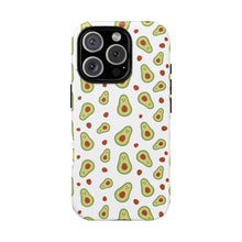 Avocado Pattern Tough Phone Case – Cute Avocado & Pit Design