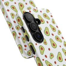 Avocado Pattern Tough Phone Case – Cute Avocado & Pit Design