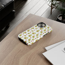 Avocado Pattern Tough Phone Case – Cute Avocado & Pit Design
