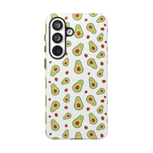 Avocado Pattern Tough Phone Case – Cute Avocado & Pit Design