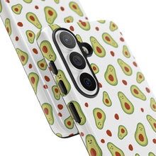 Avocado Pattern Tough Phone Case – Cute Avocado & Pit Design