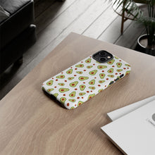 Avocado Pattern Tough Phone Case – Cute Avocado & Pit Design