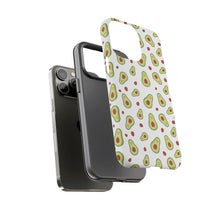 Avocado Pattern Tough Phone Case – Cute Avocado & Pit Design