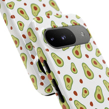 Avocado Pattern Tough Phone Case – Cute Avocado & Pit Design