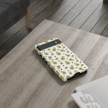 Avocado Pattern Tough Phone Case – Cute Avocado & Pit Design