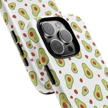 Avocado Pattern Tough Phone Case – Cute Avocado & Pit Design