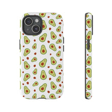 Avocado Pattern Tough Phone Case – Cute Avocado & Pit Design