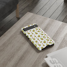 Avocado Pattern Tough Phone Case – Cute Avocado & Pit Design