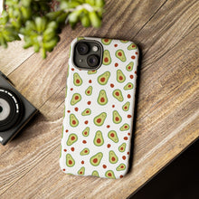 Avocado Pattern Tough Phone Case – Cute Avocado & Pit Design