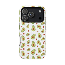 Avocado Pattern Tough Phone Case – Cute Avocado & Pit Design
