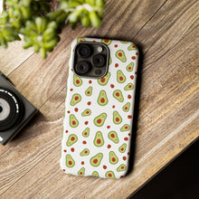 Avocado Pattern Tough Phone Case – Cute Avocado & Pit Design