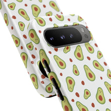 Avocado Pattern Tough Phone Case – Cute Avocado & Pit Design