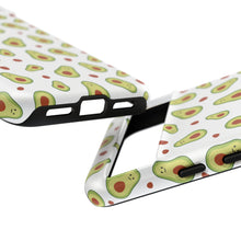 Avocado Pattern Tough Phone Case – Cute Avocado & Pit Design
