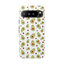 Avocado Pattern Tough Phone Case – Cute Avocado & Pit Design