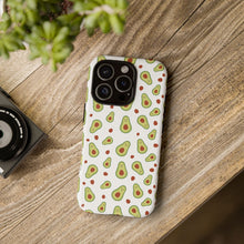 Avocado Pattern Tough Phone Case – Cute Avocado & Pit Design