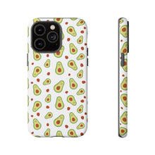 Avocado Pattern Tough Phone Case – Cute Avocado & Pit Design