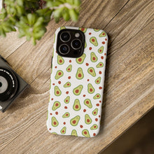 Avocado Pattern Tough Phone Case – Cute Avocado & Pit Design