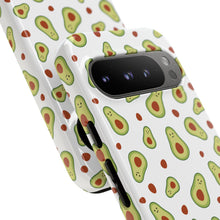 Avocado Pattern Tough Phone Case – Cute Avocado & Pit Design