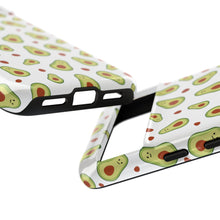 Avocado Pattern Tough Phone Case – Cute Avocado & Pit Design