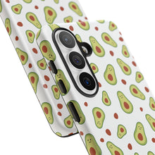 Avocado Pattern Tough Phone Case – Cute Avocado & Pit Design