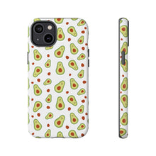 Avocado Pattern Tough Phone Case – Cute Avocado & Pit Design