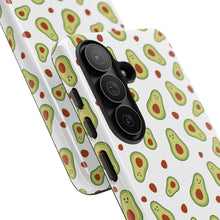 Avocado Pattern Tough Phone Case – Cute Avocado & Pit Design