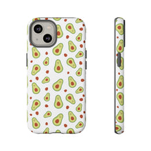 Avocado Pattern Tough Phone Case – Cute Avocado & Pit Design