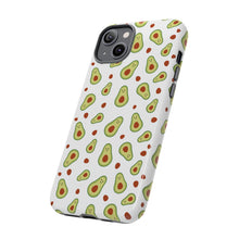 Avocado Pattern Tough Phone Case – Cute Avocado & Pit Design