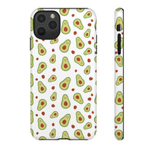 Avocado Pattern Tough Phone Case – Cute Avocado & Pit Design