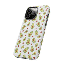 Avocado Pattern Tough Phone Case – Cute Avocado & Pit Design