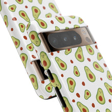 Avocado Pattern Tough Phone Case – Cute Avocado & Pit Design