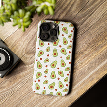 Avocado Pattern Tough Phone Case – Cute Avocado & Pit Design
