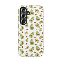 Avocado Pattern Tough Phone Case – Cute Avocado & Pit Design
