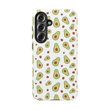Avocado Pattern Tough Phone Case – Cute Avocado & Pit Design