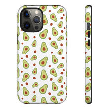 Avocado Pattern Tough Phone Case – Cute Avocado & Pit Design