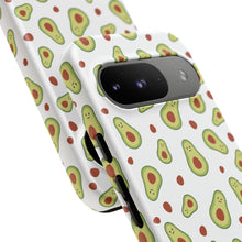 Avocado Pattern Tough Phone Case – Cute Avocado & Pit Design