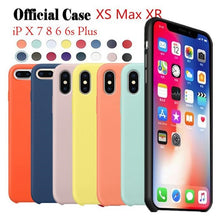 Original Official Silicone Phone Case For All iPhones