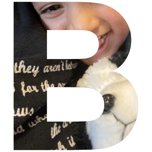 Wooden Stand Up Lettering-B-22mm birch